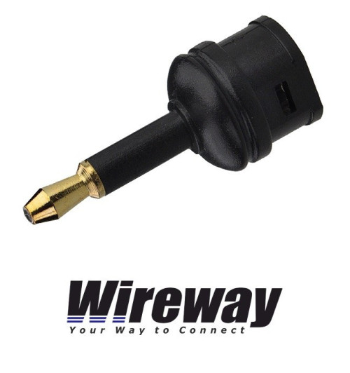 Adapter optyczny WireWay Toslink - Jack Toslink
