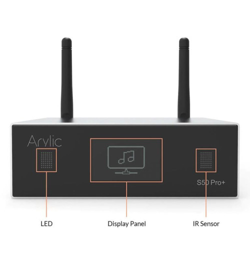 ARYLIC S50 Pro+ - bezprzewodowy przedwzmacniacz stereo