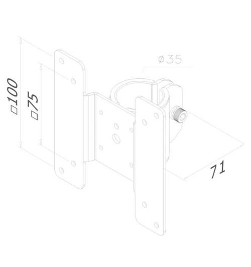 Neomounts THINCLIENT-05 - Adapter uchwytu do mini komputera