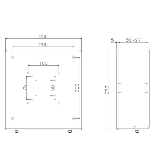 Neomounts THINCLIENT-200 - uchwyt do mini komputera