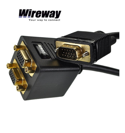 Splitter / rozdzielacz VGA - 2x VGA (dsub) WireWay