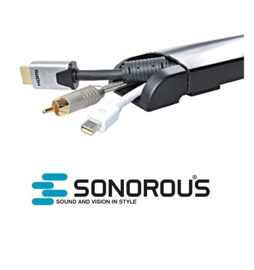 Listwa maskująca do kabli Sonorous 100cm - Czarna