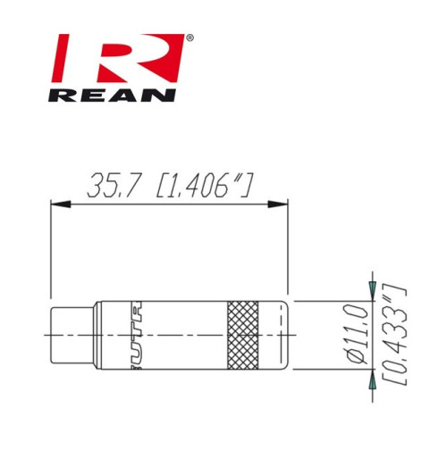 Niklowane Gniazdo RCA REAN / Neutrik NYS 372P
