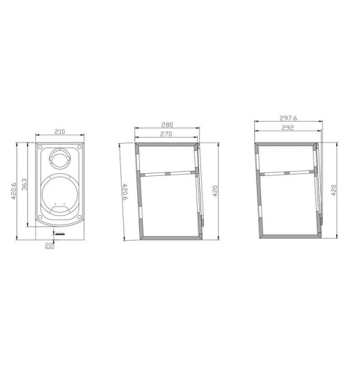 Taga Harmony Platinum B-40 v.4 - Kolumny podstawkowe