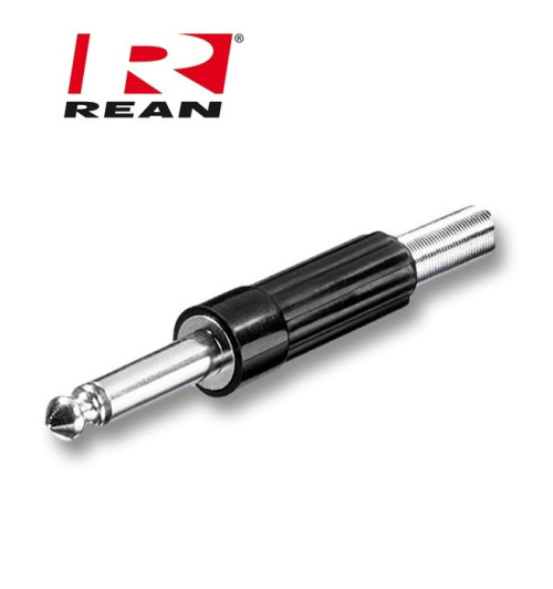 Wtyk Jack 6.3mm MONO ze sprężyną REAN / Neutrik NYS 203