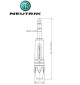 Wtyk Jack STEREO 6.3 mm męski Neutrik NP3X-BAG