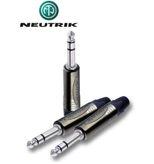 Wtyk Jack STEREO 6.3 mm męski Neutrik NP3X-BAG