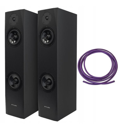 Pylon Audio Sapphire 25 – Kolumny podłogowe (para) + kabel Melodika MDC2250 5m GRATIS