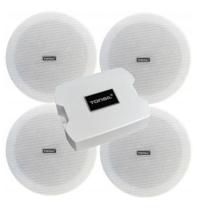 Tonsil WS 25 + 4 x ZGSU 20P Zestaw wzmacniacz i 4 głośniki