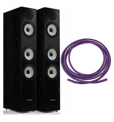 Pylon Audio Ruby 30 – Kolumny podłogowe (para) + kabel Melodika MDC2250 5m GRATIS