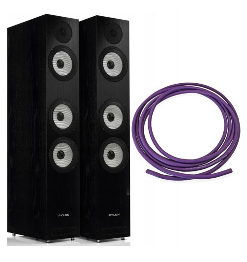 Pylon Audio Ruby 30 – Kolumny podłogowe (para) + kabel Melodika MDC2250 5m GRATIS