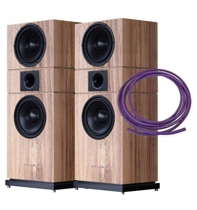 Pylon Audio Amber mkll – Kolumny podłogowe (para) + kabel Melodika MDC2250 5m GRATIS