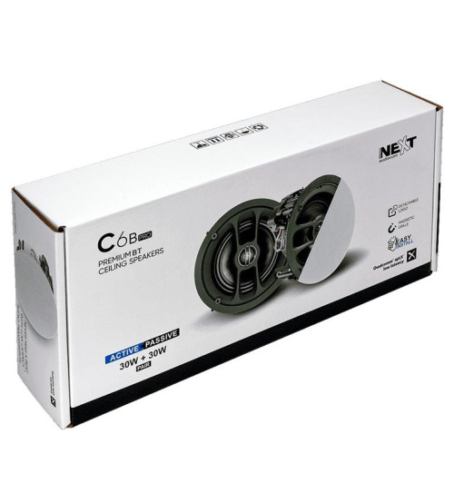 NEXT-proaudio C6B Pro - Głośniki instalacyjne sufitowe (para)