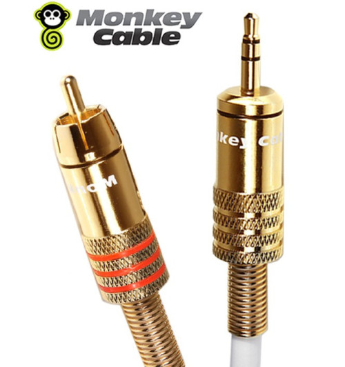 Kabel Jack 3.5 Stereo - 2RCA MonkeyCable Clarity MCYJ2P