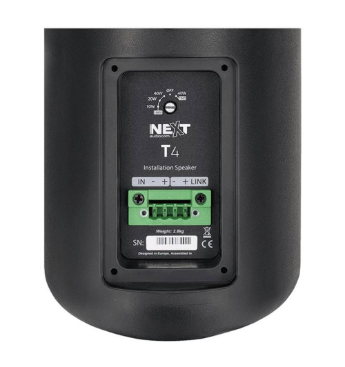 NEXT-proaudio T4 - wodoodporne głośniki zewnętrzne (para)