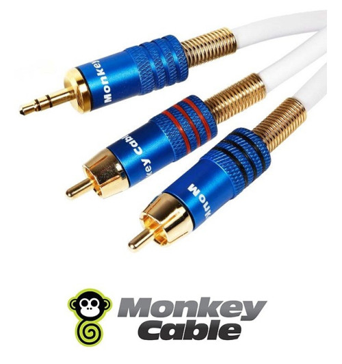 Kabel Jack 3.5 Stereo - 2RCA MonkeyCable Concept MCTJ2P1 - 1.5m