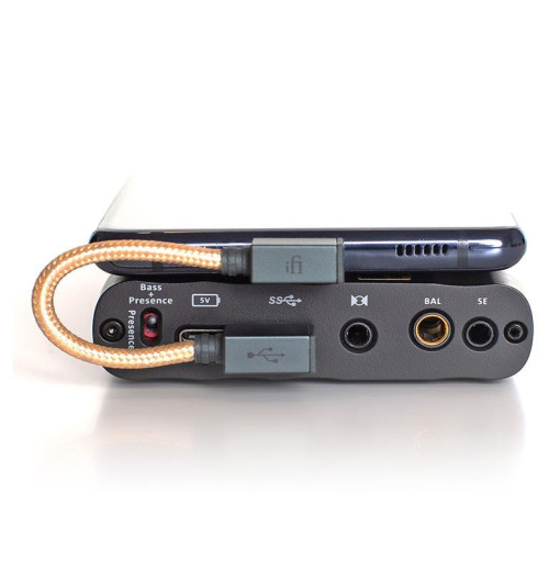 iFi Audio Type-C OTG - audiofilski kabel kątowy 90 stopni