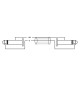 Roxtone FPJJ100L0001 - Kabel instrumentalny 10 cm wtyk Jack 6.3 mm