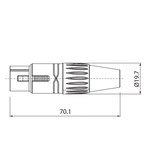 Roxtone RX3FP-BT - Wtyk typu XLR