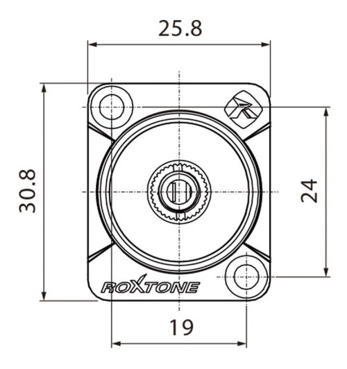 Roxtone RMJ3FD - Gniazdo Jack 3,5 mm mini stereo