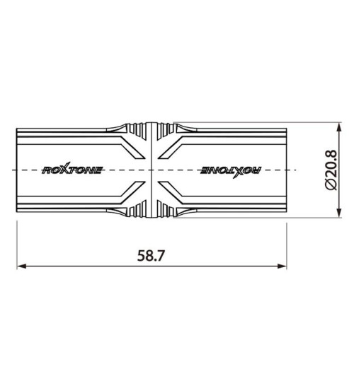 Roxtone RA3XMM - Redukcja wtyku