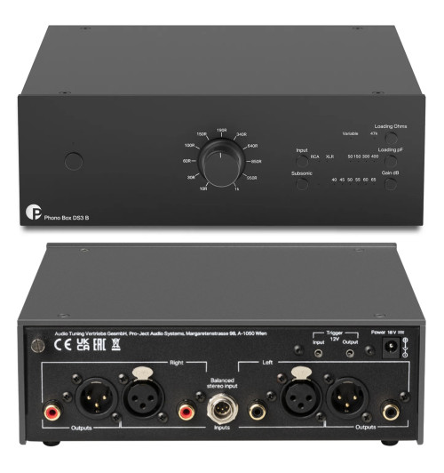 Pro-Ject Phono Box DS3 B - Przedwzmacniacz gramofonowy MM/MC