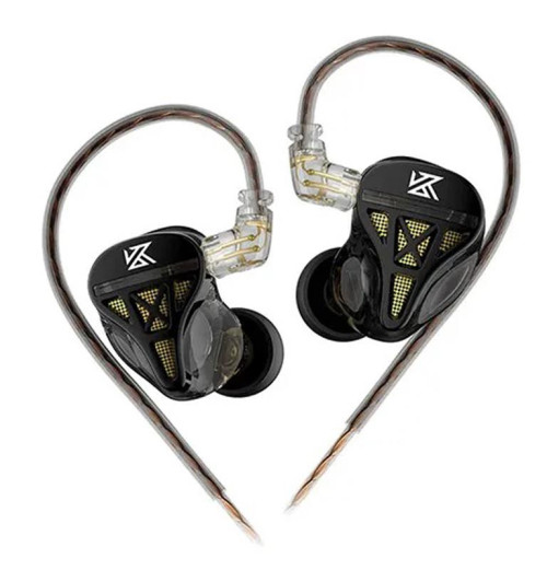 KZ DQS - Słuchawki douszne półotwarte Hi-Fi