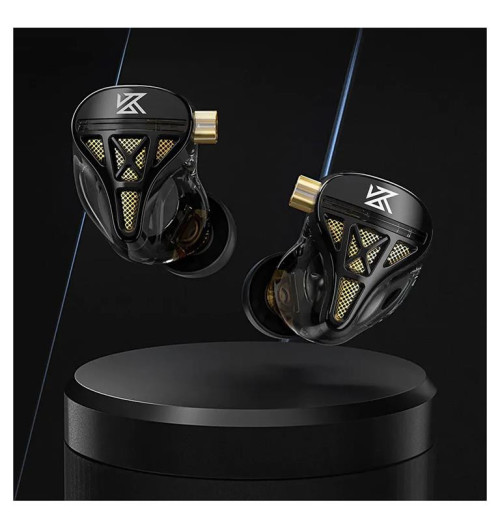 KZ DQS - Słuchawki douszne półotwarte Hi-Fi