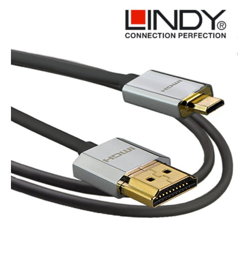Kabel slim 2.0 HDMI - micro HDMI Lindy CROMO