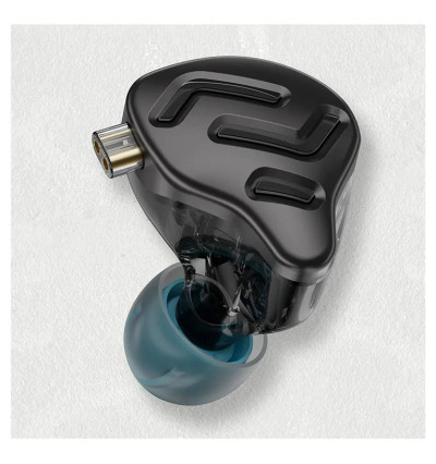 KZ ZNA - hybrydowe przewodowe słuchawki douszne