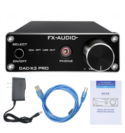 FX-Audio DAC-X3 Pro - wzmacniacz słuchawkowy