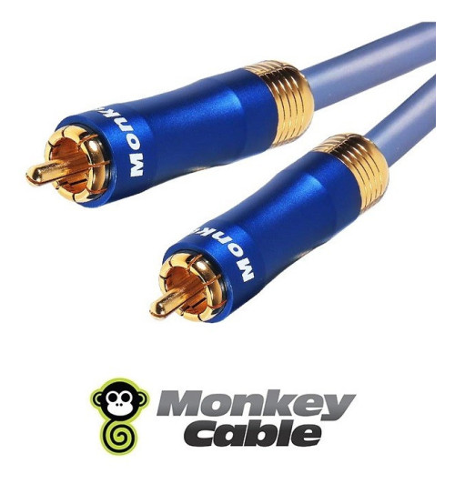Kabel audio 1RCA do subwoofera MonkeyCable Clarity MCYSUB