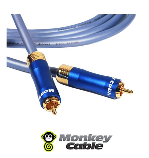 Kabel audio 1RCA do subwoofera MonkeyCable Clarity MCYSUB