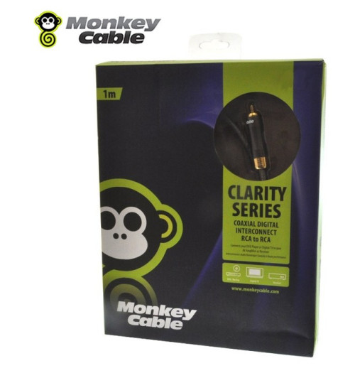 Kabel Coaxial 1RCA CINCH MonkeyCable Clarity COA - 1m