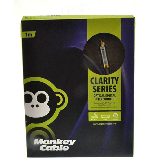 Kabel optyczny TOSLINK MonkeyCable Clarity MCYOPT1 - 1m