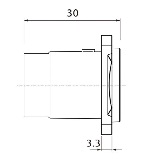 Roxtone RAE8FD-C5 - Złącze gniazdo RJ-45 CAT5e