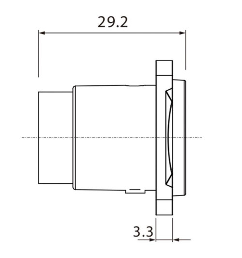 Roxtone RAH14D-B - Gniazdo typu HDMI