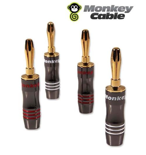 Komplet wtyków bananowych MBP4 - 4 sztuki