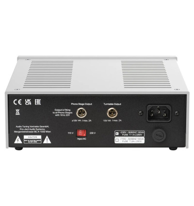 Pro-Ject Power Box RS2 Phono - Zasilacz liniowy 2w1 do gramofonu i przedwzmacniacza gramofonowego