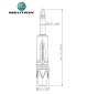 Wtyk Jack MONO 6.3 mm męski Neutrik NP2X-B