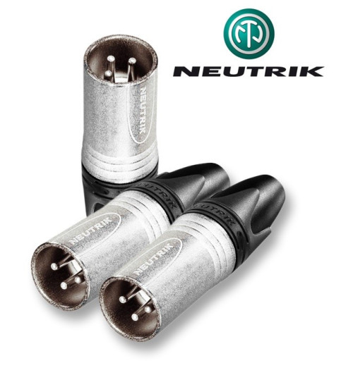 Wtyk XLR 3-pinowy męski Neutrik NC3MXX