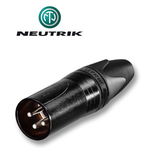 Wtyk XLR 3-pinowy męski Neutrik NC3MXX-BAG