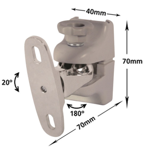 B-TECH BT33 - Uchwyty głośnikowe ścienne (para)