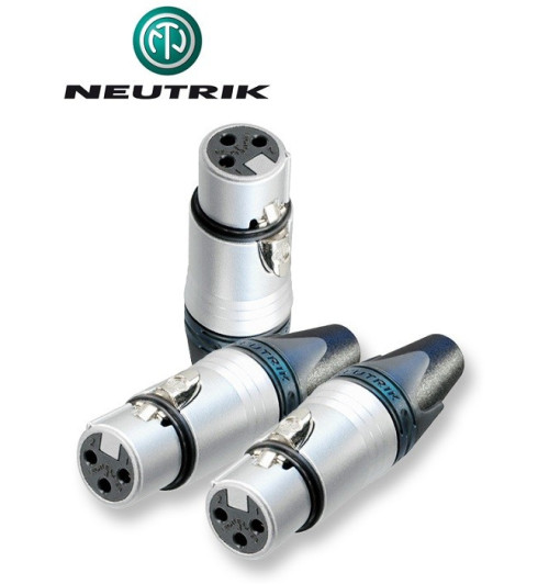 Wtyk XLR 3-pinowy żeński Neutrik NC3FXX