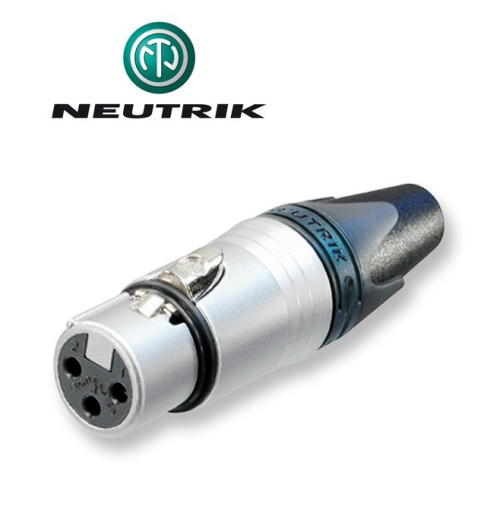 Wtyk XLR 3-pinowy żeński Neutrik NC3FXX