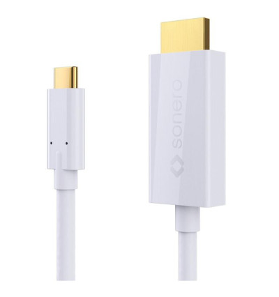 Kabel USB-C na HDMI 18 Gbps Sonero XUCC011-010 1m | AVstore.pl