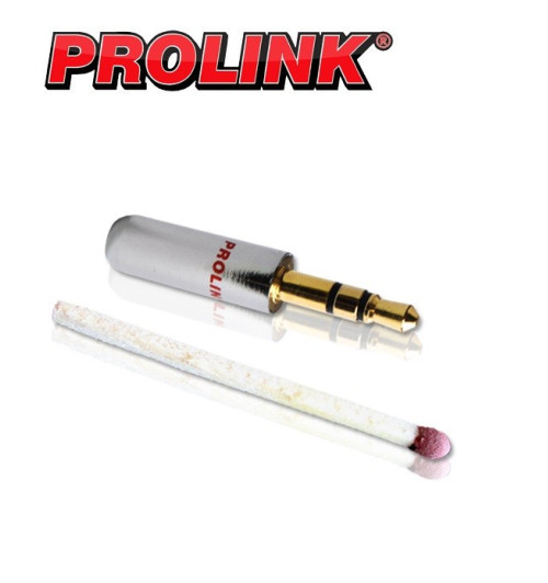 Pozłacany wtyk Stereo Jack 3.5 mm Prolink Premium TPJ-0353