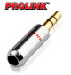 Pozłacany wtyk Stereo Jack 3.5 mm Prolink Premium TPJ-0353