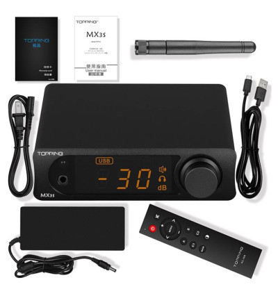 Topping MX3s - Wzmacniacz słuchawkowy z DAC