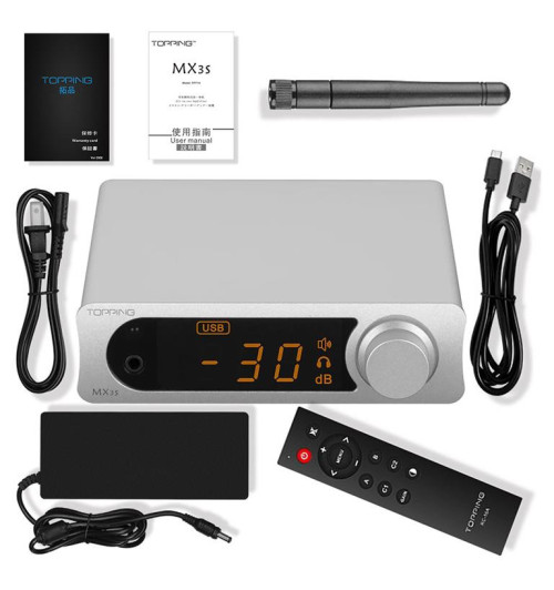 Topping MX3s - wzmacniacz słuchawkowy konwerter DAC